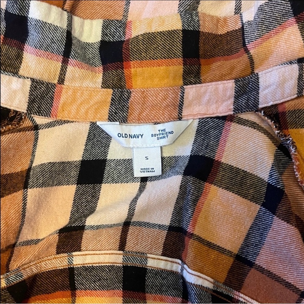 Old Navy Multicolor Plaid Shirt - Picture 2 of 4